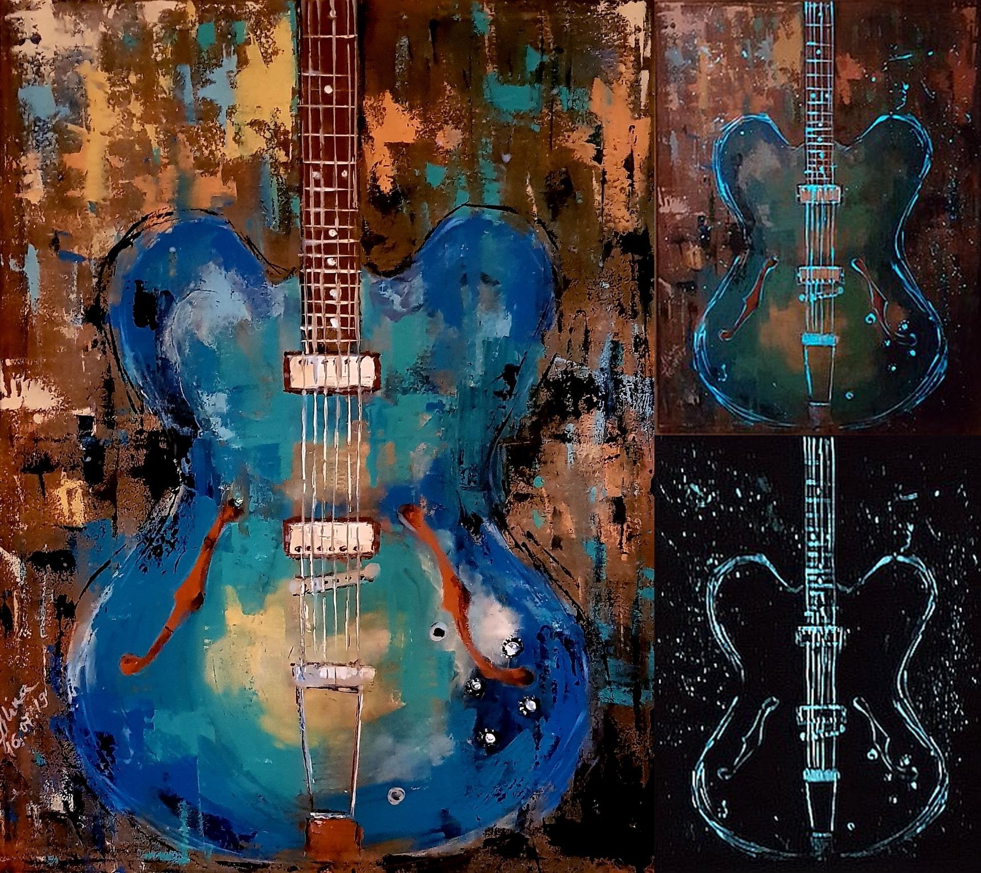 ArteDiAlina.com painting: baby Blue